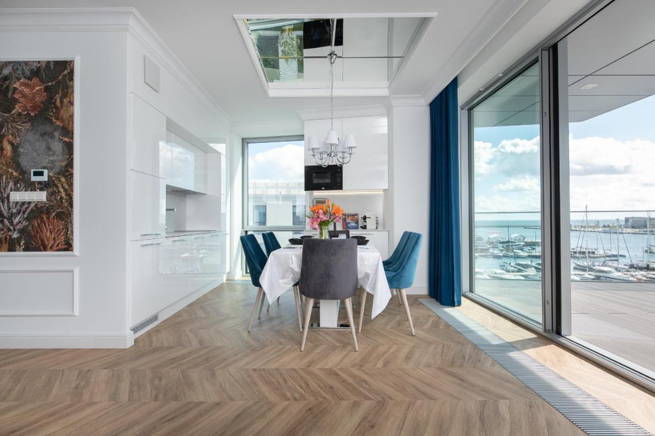 Yacht Park Premium Apartment Sea View Gdynia Esterno foto