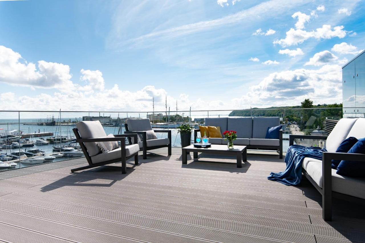 Yacht Park Premium Apartment Sea View Gdynia Esterno foto