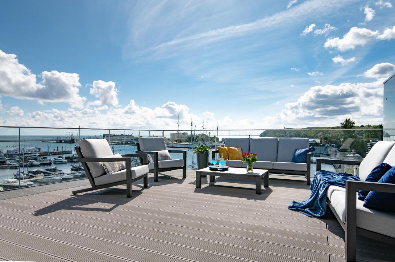 Yacht Park Premium Apartment Sea View Gdynia Esterno foto